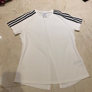 Adidas white t shirt size small